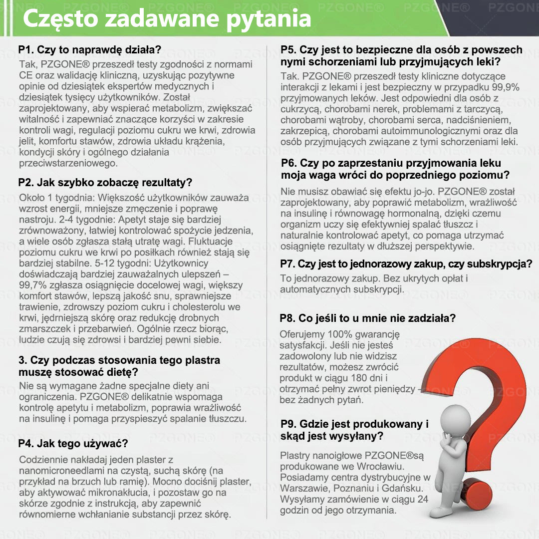 🇵🇱 Oficjalny sklep | 💯💯𝐏𝐙𝐆𝐎𝐍𝐄® Moringa·Berberyna×NAD+ 10-w-1 Plaster (Natychmiastowy efekt, widoczne rezultaty po 7 dniach) ✅ Stosowane w celu utraty wagi, poprawy zwiotczałej skóry, leczenia cukrzycy, bezdechu sennego i problemów ze stawami.