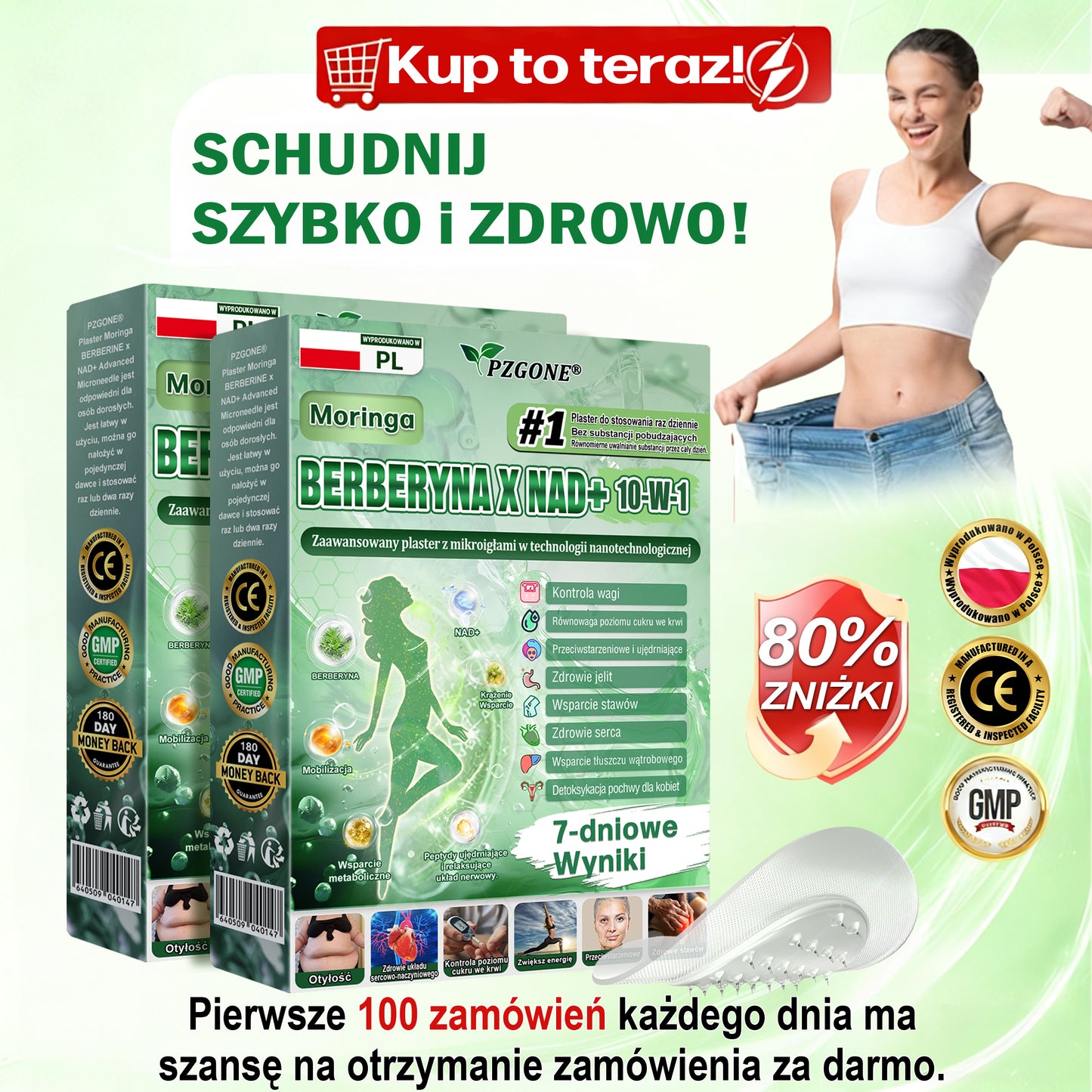 🍃𝑷𝒁𝑮𝑶𝑵𝑬®🎁Zostało tylko 5 opakowań! 𝑷𝒁𝑮𝑶𝑵𝑬® oferuje dodatkowe 𝟑𝟎% zniżki! 🎁 Odbuduj swoje ciało i zdrowie. Skorzystaj teraz, później może nie być już takiej okazji.